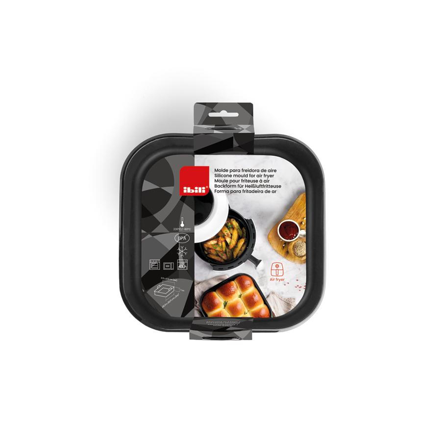 RECIPIENTE SILICONA FREIDORA AIRE 20x20CM - IBILI 